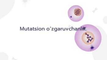 Mutatsion o'zgaruvchanlik turlari