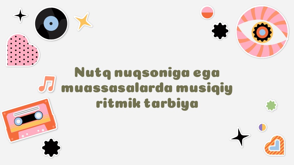 Nutq nuqsoniga ega muassasalarda musiqiy ritmik tarbiya_main Nutq nuqsoniga ega muassasalarda musiqiy ritmik tarbiya