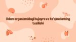 Odam organizmidagi hujayra va to’qimalar tuzilishi_main