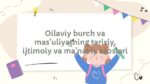 Oilaviy burch va mas'uliyat asoslari