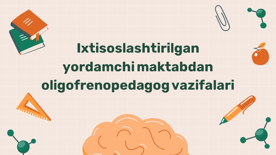 Oligofrenopedagog vazifalari va texnologiyalari_main Oligofrenopedagog vazifalari va texnologiyalari