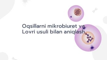 Oqsillarni mikrobiuret va Lovri usuli bilan aniqlash
