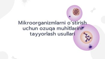 Ozuqa muhitlarini tayyorlash usullari