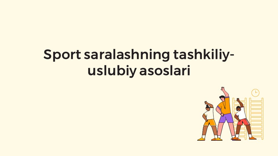 Sport saralashning tashkiliy-uslubiy asoslari_main Sport saralashning tashkiliy-uslubiy asoslari