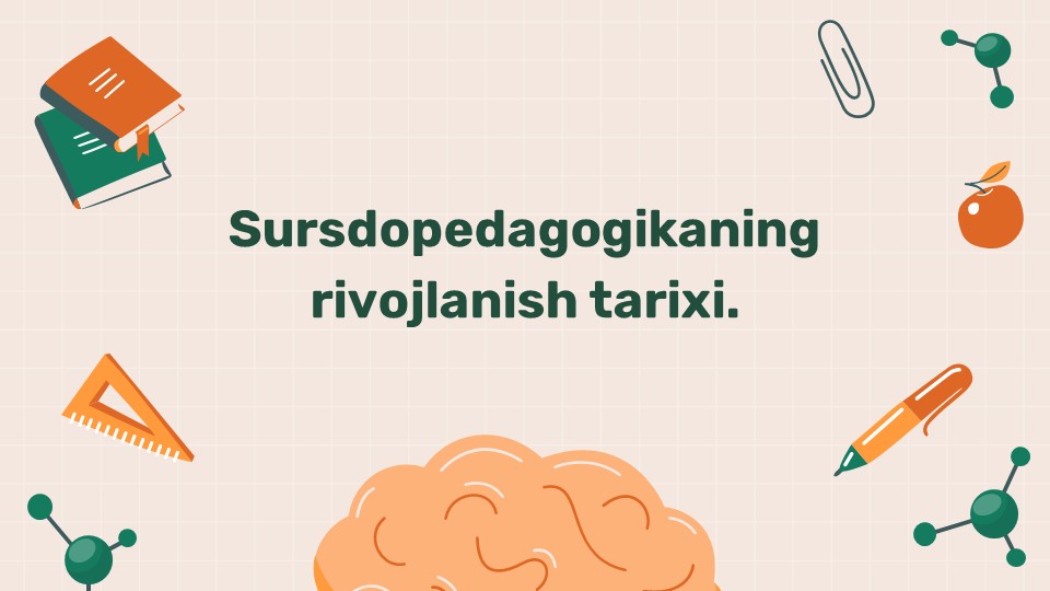 Surdopedagogikaning rivojlanish tarixi va asoslari_main Surdopedagogikaning rivojlanish tarixi va asoslari