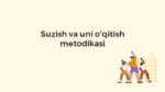 Suzish sport turlari bo'yicha musobaqalar o'tkazish va hakamlik qilish
