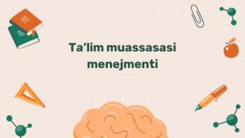 Ta'lim muassasasi menejmenti asoslari