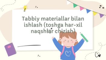 Toshga naqsh chizish texnologiyasi