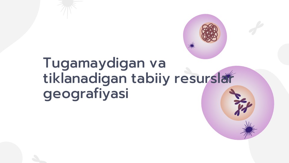 Tugamaydigan va tiklanadigan tabiiy resurslar geografiyasi_main Tugamaydigan va tiklanadigan tabiiy resurslar geografiyasi