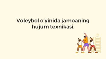 Voleybolda hujum va himoya texnikasi