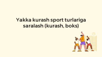 Yakka kurash sport turlari kurash va boks