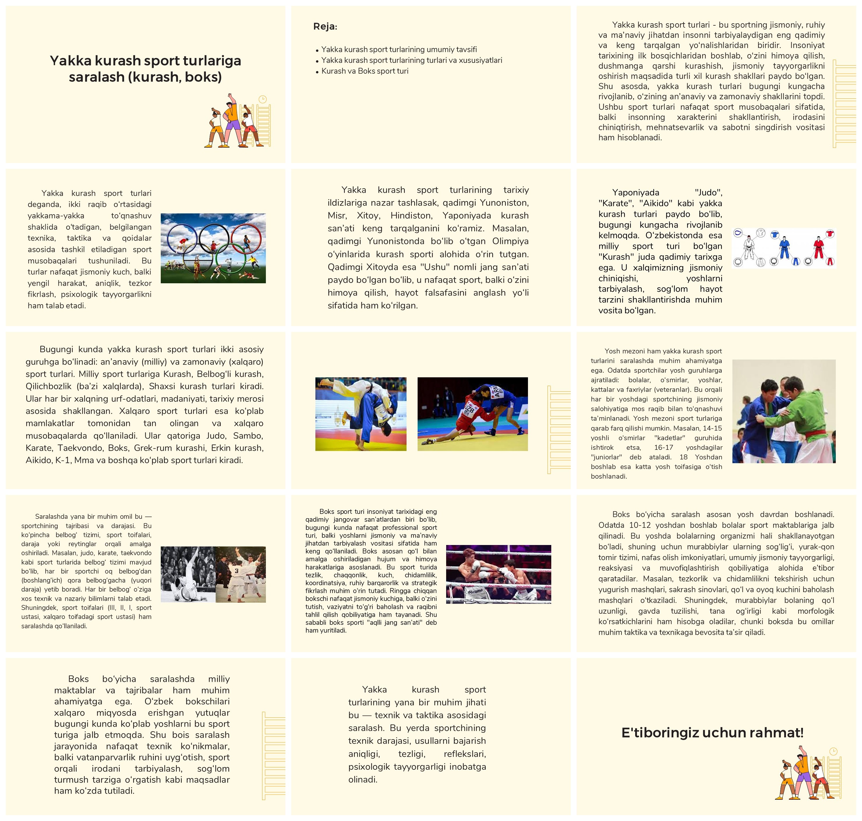 Yakka kurash sport turlari kurash va boks