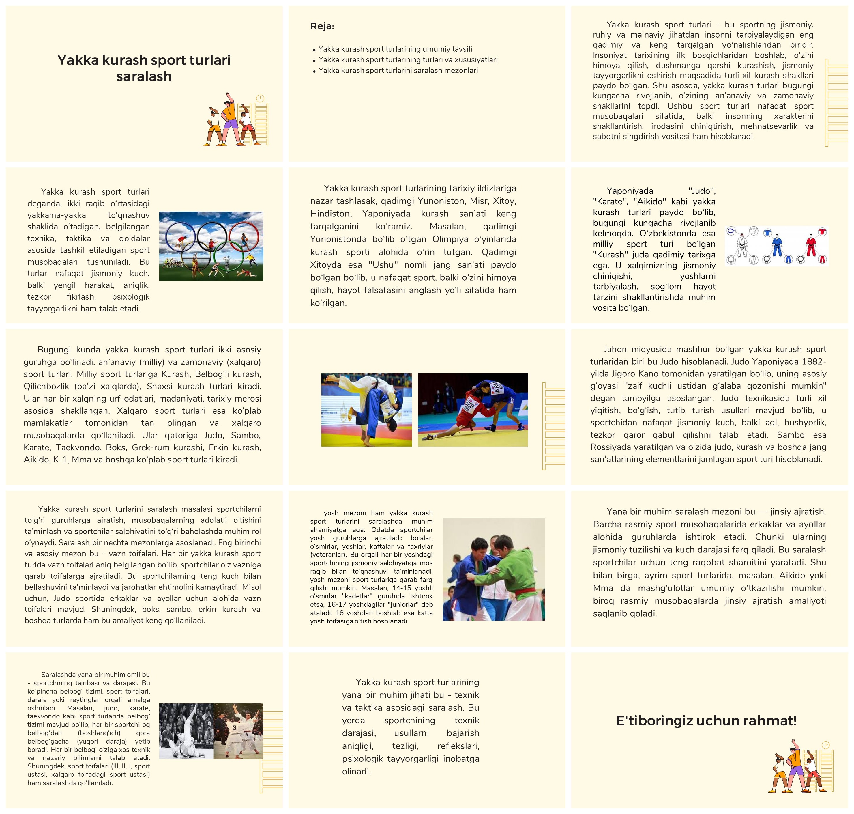 Yakka kurash sport turlari saralash mezonlari