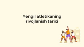 Yengil atletika rivojlanish tarixi